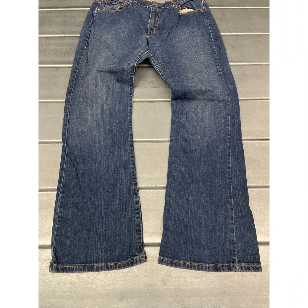 Levis 515 Nouveau Bootcut Jeans‎ Womens 34x32 Blue Medium/Dark Wash Denim
